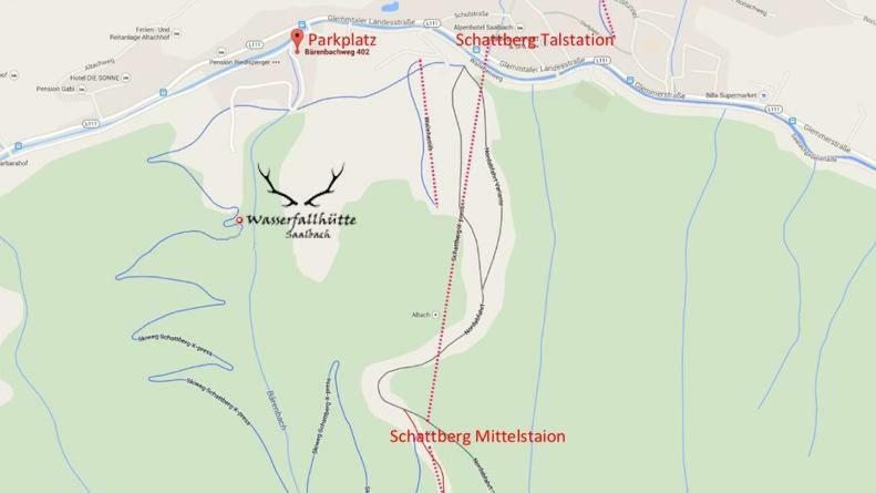 Wasserfallhuette Saalbach Экстерьер фото